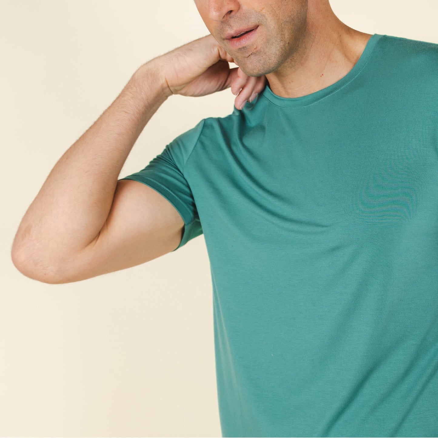 The Curacao | Teal SleepDeep™ Men’s Pajama Shirt-2
