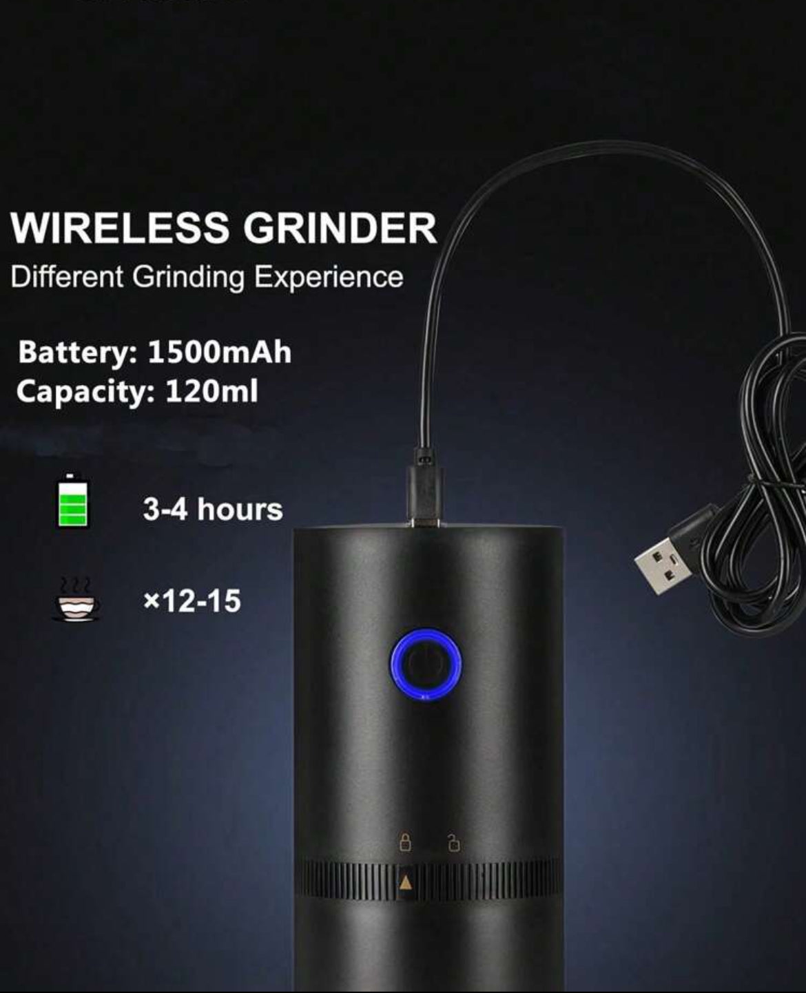 Portable Electric Coffee Grinder
