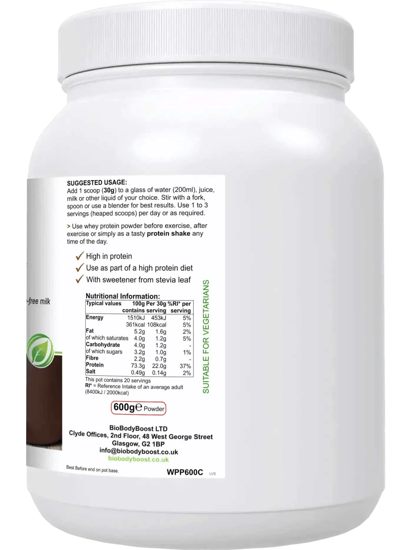WheyPro - Chocolate Whey Protein Powder-1