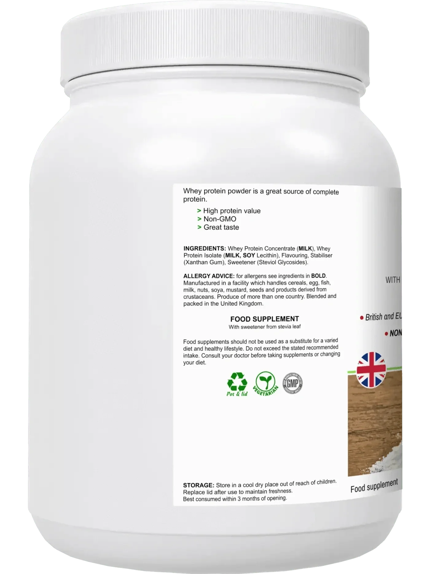 WheyPro Vanilla - Whey Protein Powder-2