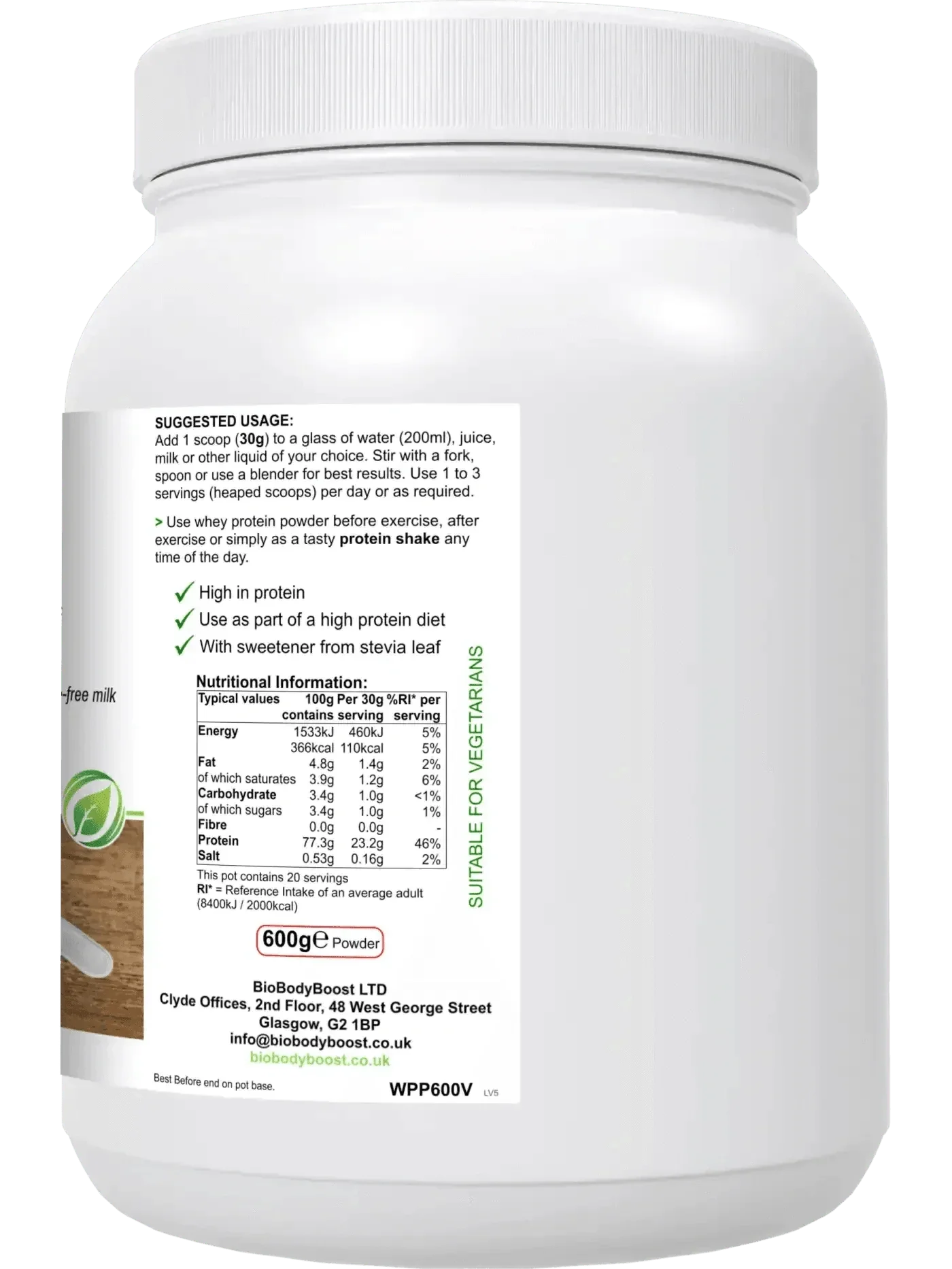 WheyPro Vanilla - Whey Protein Powder-1