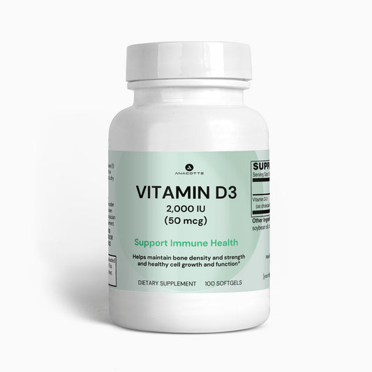Anacotte's Vitamin D3 - Boost Your Health - 2,000 IU Supplements-0