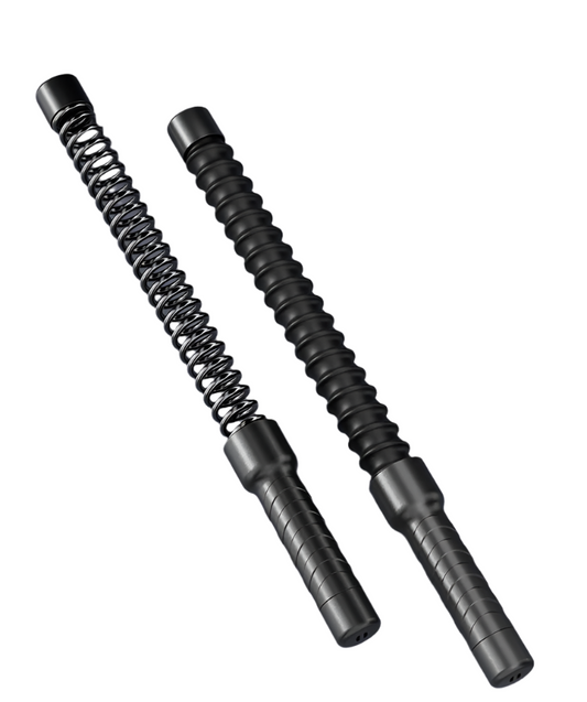 2PCS Battle Rope Elastic Strength Training & Fitness Black-0