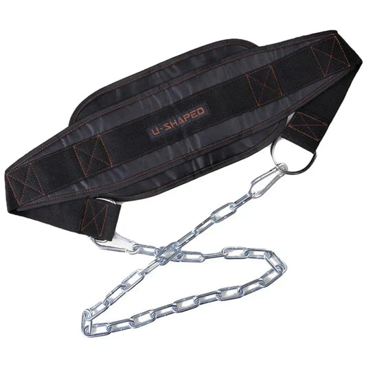 Thick Neoprene Weight Lifting Belt with Chain-0